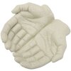 Mauro Ferretti Декоративная чаша Hands Stons 22,7x20x7,3 см кремового цвета