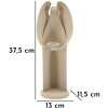 Mauro Ferretti Dune Angel подсвечник кремовый 13x11.5x37.5 см металл