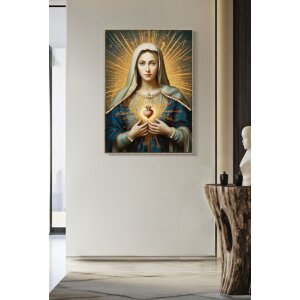 Mauro Ferretti Настенное изображение Madonna с рамой 72x4x102 см