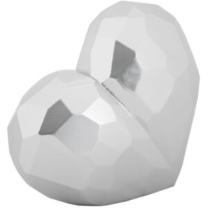 Mauro Ferretti Ваза Серце 19x9x18 см срібна