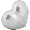 Mauro Ferretti Ваза Серце 19x9x18 см срібна