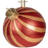 Clayre & Eef 6MG0152 Подставка для ёлки красно-золотая 43x40x41 см