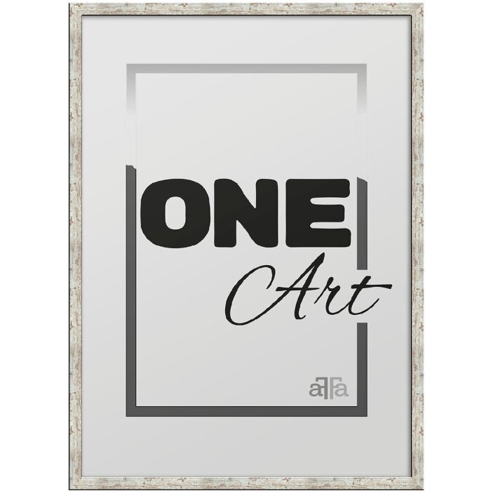 FramesFactory Фоторамка Hekla 40x60 см винтаж выбеленный