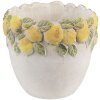 Clayre & Eef 6TE0571 Квітковий горщик "Лимони" Ø14x12 см