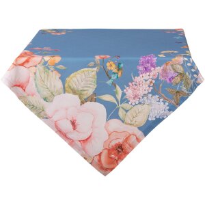 Clayre & Eef FFA01BL Скатертина 100x100 см Блакитна...