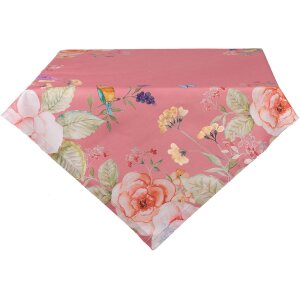 Clayre & Eef FFA01P Скатертина 100x100 см Рожева з...
