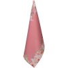 Clayre & Eef FFA42P Кухонное полотенце 50x70 см. Цветочный дизайн, розовый, хлопок
