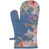 Рукавичка для духовки Clayre & Eef FFA44BL "Блакитні квіти", 18х30 см