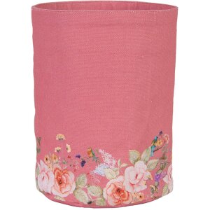 Clayre & Eef Корзинка для хлеба 15x16 см Цветочный...
