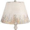 Clayre & Eef Настільна лампа Vintage Ø36x70 см Бежево-сіра з золотом