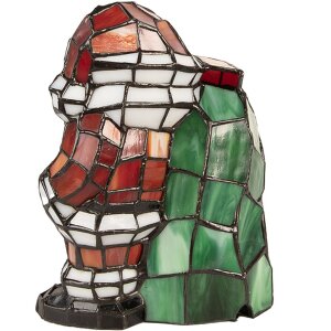 Настільна лампа Tiffany Санта Клаус 17x11x22 см
