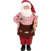 Clayre & Eef Декор Санта Клаус червоний 22x19x45 см