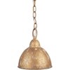 Clayre & Eef Підвісний світильник 6LMP801 Gold Ø20x22 см E14 Vintage