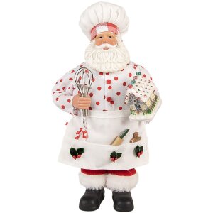 Clayre & Eef Фигурка Деда Мороза 15x10x28 см
