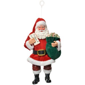 Подвеска Санта Клаус Clayre & Eef 11x6x17 см