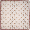 Clayre & Eef CGM01 Скатертина 100x100 см Бежево-коричнева