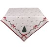 Скатертина Clayre & Eef TCH01 100x100 см Бежево-Зелено-Червона