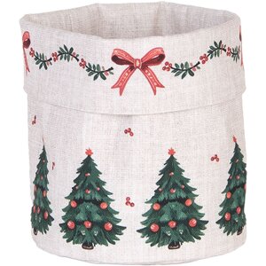 Clayre & Eef TCH50 Кошик для хліба Ø 15x16 см...