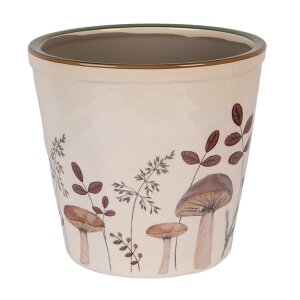 Clayre & Eef Цветочный горшок Ø 21x20 см бежево-коричневый
