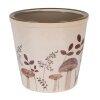 Clayre & Eef Цветочный горшок Ø 21x20 см бежево-коричневый
