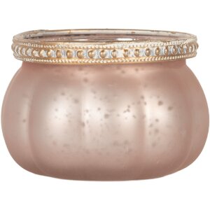 Clayre & Eef 6GL5213 Подсвечник Стеклянный Розовый...