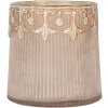 Clayre & Eef 6GL5224 Подсвечник стеклянный Ø 10 см для чайных свечей