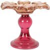Clayre & Eef Подсвечник 14x11 см Оранжево-Розовый Стекло