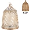 Clayre & Eef 6GL5217 Декорація LED Ø 9x14 см / 2xAAA Бежева