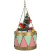 Clayre & Eef Декоративный барабан 21x34/43 см Розово-зеленый