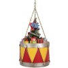 Clayre & Eef Декоративный барабан Ø 21x34/43 см желтый/красный