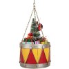 Clayre & Eef Декоративный барабан Ø 21x34/43 см желтый/красный