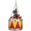 Clayre & Eef Декоративный барабан Ø 21x34/43 см желтый/красный