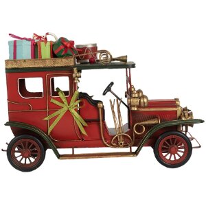 Clayre & Eef 6Y5875 Декорация Авто Красный 42x18x28 см