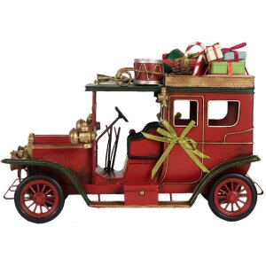 Clayre & Eef 6Y5875 Декорация Авто Красный 42x18x28 см
