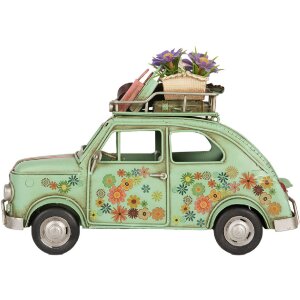 Декоративний автомобіль Clayre & Eef Зелений 26x12x18 см