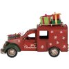Clayre & Eef Декорація Авто Червона 26x11x17 см
