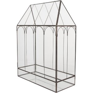 Clayre & Eef 5GL0022 Міні-теплиця 35x15x46 см...