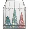 Clayre & Eef 5GL0022 Міні-теплиця 35x15x46 см Чорний/Прозорий