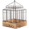 Clayre & Eef Мини-теплица декоративная 21x21x32 см
