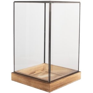 Clayre & Eef Міні-теплиця для декору 19x19x30 см