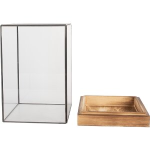 Clayre & Eef Міні-теплиця для декору 19x19x30 см