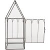 Clayre & Eef 6GL5367 Мини-теплица декоративная 15x15x38 см