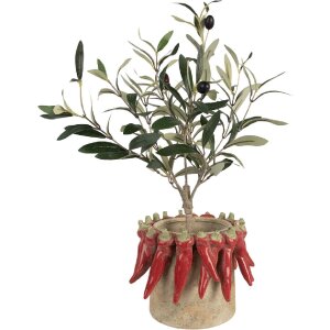 Clayre & Eef 6TE0579L Цветочный горшок терракота...
