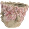 Clayre & Eef 6TE0583 Квітковий горщик Ø 18x15 см Бежево-рожевий