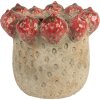 Clayre & Eef 6TE0588L Квітковий горщик Ø 19x16 см Бежево-червоний
