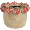 Clayre & Eef 6TE0588M Квітковий горщик теракотовий Ø 15x11 см