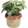 Clayre & Eef 6TE0588M Квітковий горщик теракотовий Ø 15x11 см