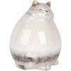 Clayre & Eef Декорація Кіт 14x13x18 см Сірий