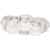Квітковий горщик Clayre & Eef Кіт Сірий 27x16x10 см
