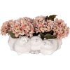 Квітковий горщик Clayre & Eef Кіт Сірий 27x16x10 см